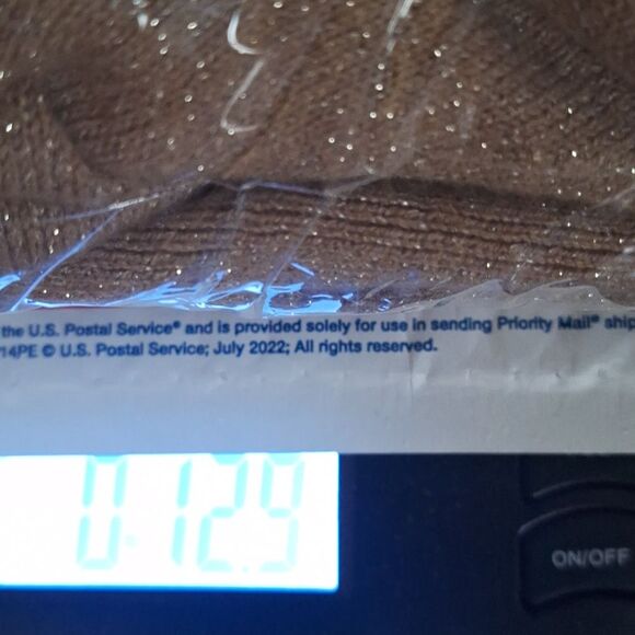 Chicos Womens Shimmer Cowl Neck Sweater Long Sleeve Oversized Rabbit Medium - Picture 10 of 10